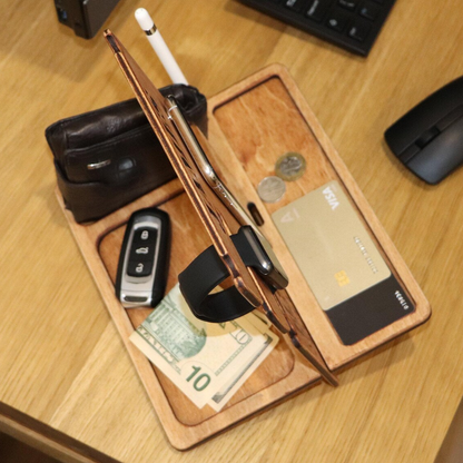 Support de Téléphone en bois Personnalisé