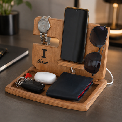 Support de Téléphone en bois Personnalisé