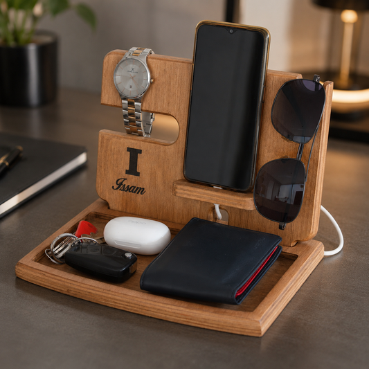 Support de Téléphone en bois Personnalisé