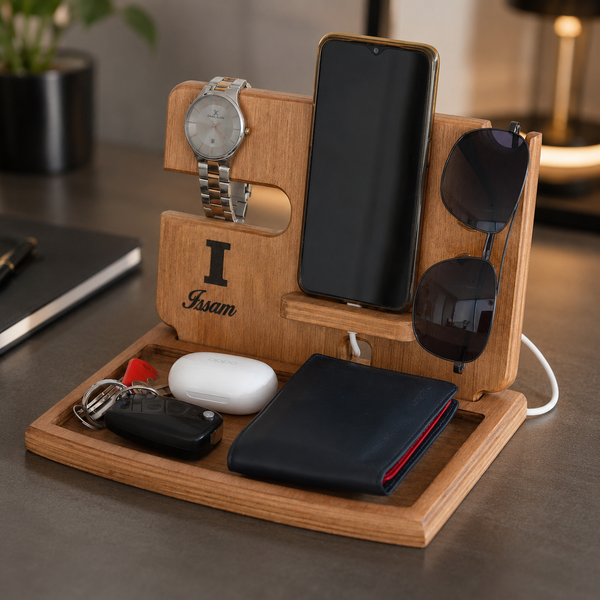 Support de Téléphone en bois Personnalisé