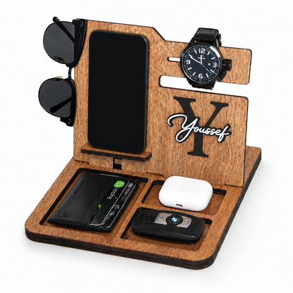 Support de Téléphone en bois Personnalisé