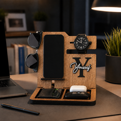 Support de Téléphone en bois Personnalisé