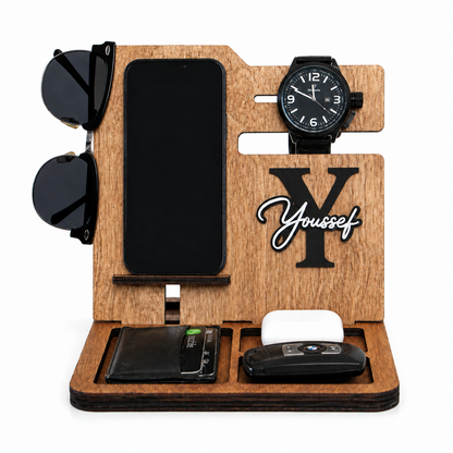 Support de Téléphone en bois Personnalisé