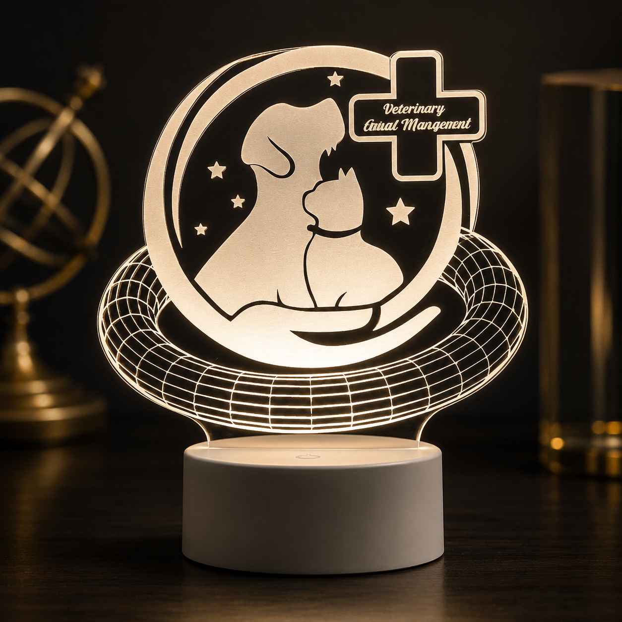 Lampe Personnalisée – Vétérinaire
