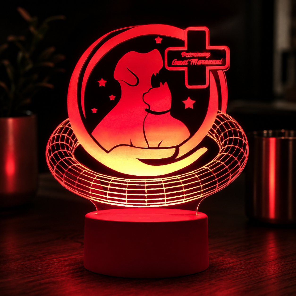 Lampe Personnalisée – Vétérinaire